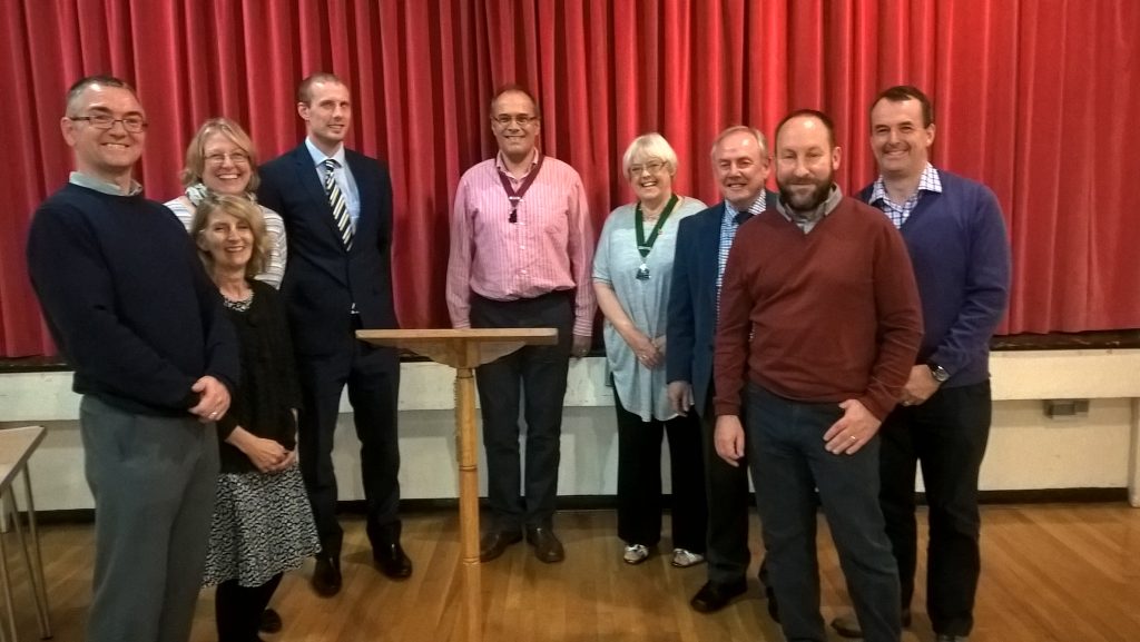 Members of Wetherby Speakers Club at a recent meeting